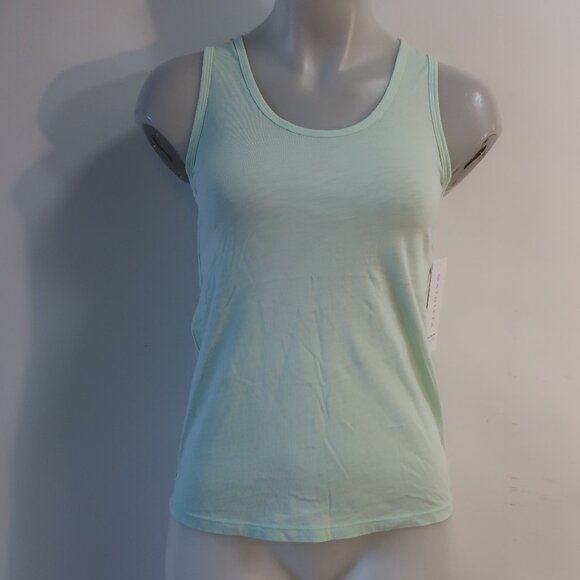 NWT Womens Athleta Mint Sorbet Scoop Neck Organic Daily Tank Top XXS - Picture 4 of 10